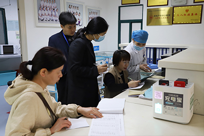岳阳市卫健委来院开展出生证明管理和妇保安全生产督导